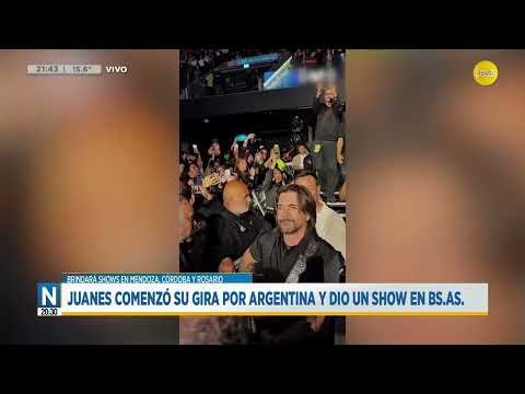 Juanes comenzó su gira por Argentina y dio un show en Bs. As. │N20:30│ 29-10-25