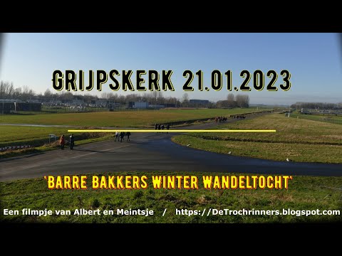 Barre Bakkers Winter Wandeltocht tocht   Grijpskerk