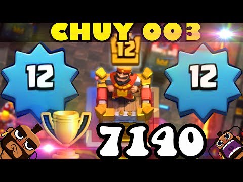 🔥Level 12 LOGBAIT Deck👈  HE GETS 7140 TROPHIES! World Record BROKEN AGAIN!