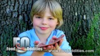 Remy Eats Liver Cheese (Food Oddities - www.foododdities.com)