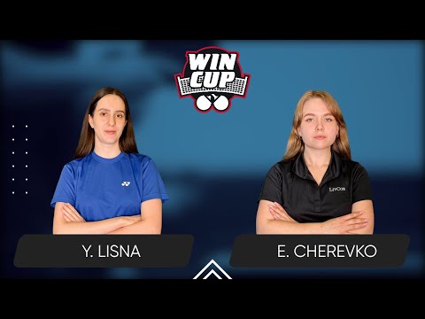 14:00 Yaroslava Lisna - Evelina Cherevko 18.09.2025  WINCUP Women Professional TABLE 1