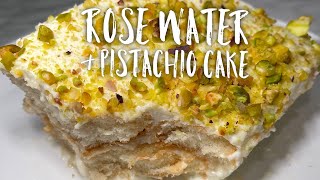 How to Make Rose Water Pistachio Lady Fingers Cake