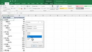 8 3  Group data in Pivot Tables