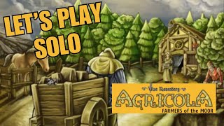 Round by Round Agricola: Farmers of the Moor (Revised) Let's Play Solo | Rosenberg-athon March 2025