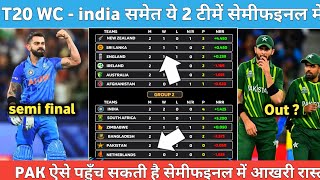 T20 World Cup 2022 - All Teams Semifinal Qualification Senerio In T20 World Cup 2022