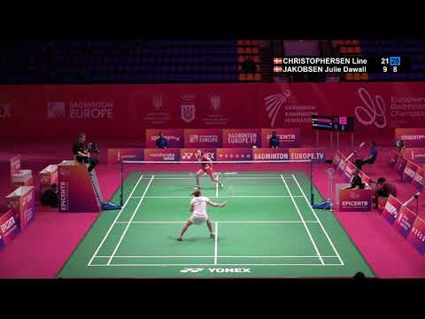 Match Point - Line Christophersen vs Julie Dawall Jakobsen -  WS QF #EBC21​