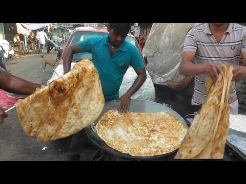 World Big Paratha with Halua @10 rs ($0.14) Only | Best & Cheap Street Food Mumbai Video