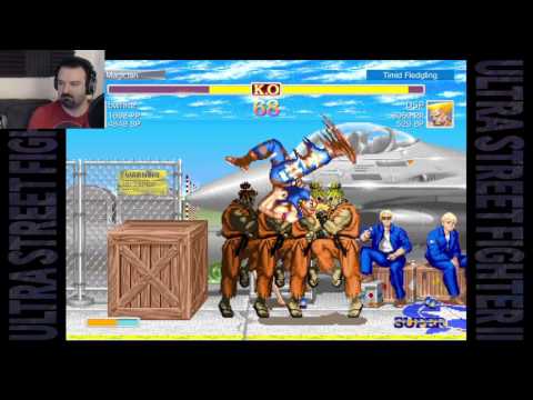 Ultra Street Fighter 2 Pro Controller Online MP pt14 - Guile Goes Ape