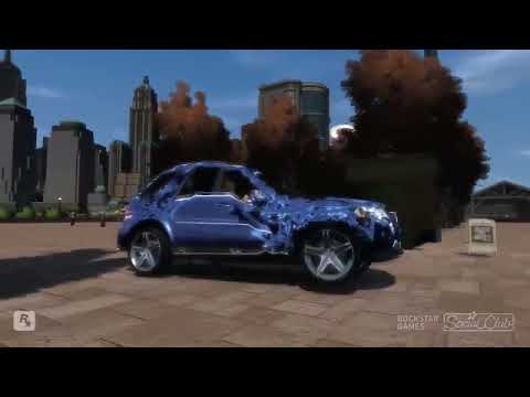 GTA IV 2009 Mercedes-Benz ML 63 AMG Crash Testing HD