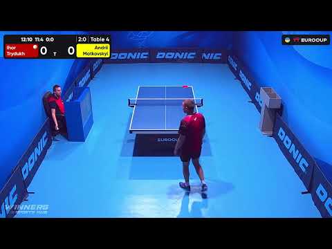13:40 Ihor Trydukh - Andrii Matkovskyi 12.08.2023 TT Euro.Cup Ukraine Professional. TABLE 4