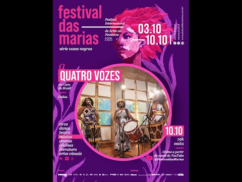 10.10 19h  A Quatro Vozes , em A Cara do Brasil | Show