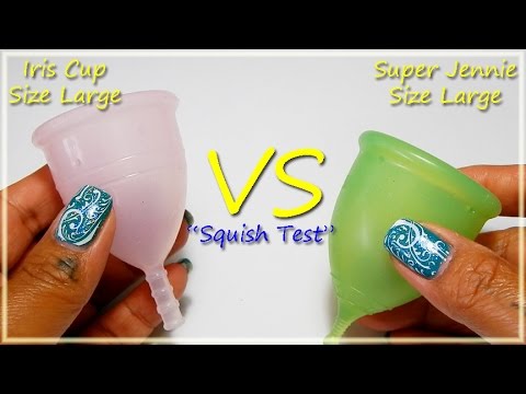 Iris Cup vs Super Jennie LARGE "Squish Test"