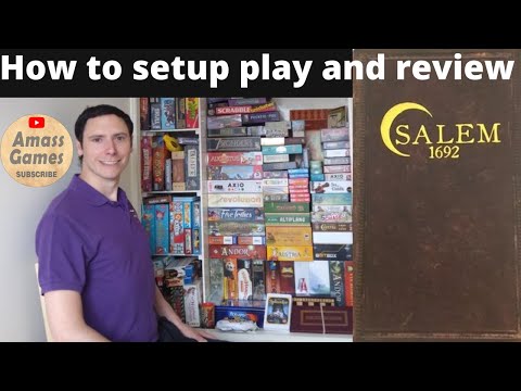 How to setup play and review Salem 1692 by AmassGames 