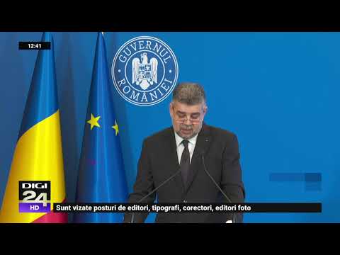 Ciolacu, gafă în direct: „România trece de la fapte la vorbe”