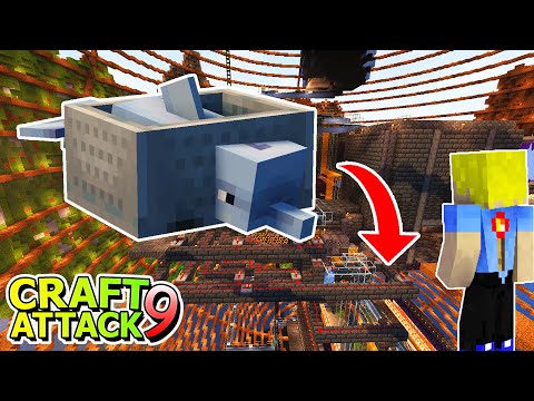 Delfin im LAGER! Endlich das perfekte Lager FERTIG! - Minecraft Craft Attack 9 #89