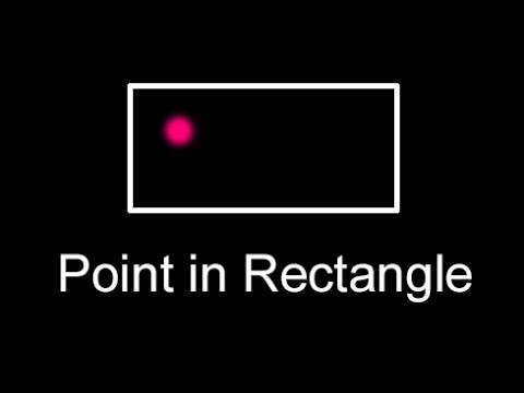 Check Point In Rectangle Collision Intersection Test Same Algorithm In Java Javascript C C