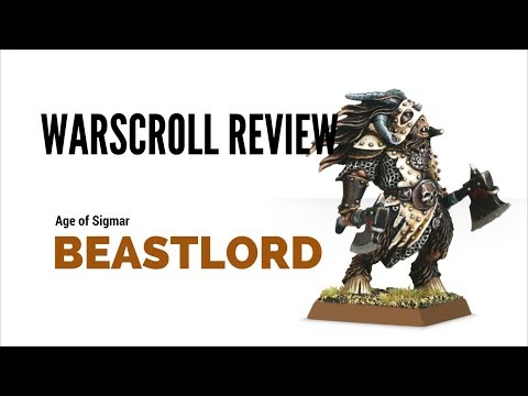 Age of Sigmar Beastlord Warscroll Review