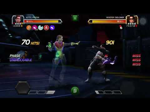 3 star Kitty Pryde 29 Prowess vs ROL WS