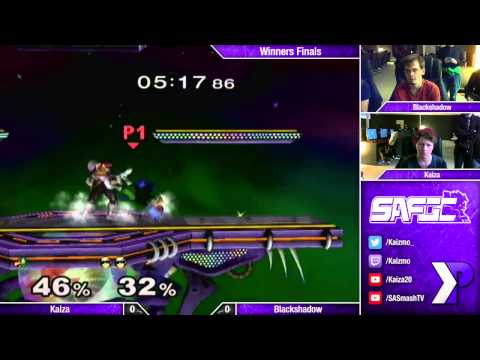 SAFGC R1 - Kaiza (Falco) vs Blackshadow (C. Falcon/Fox) - Losers Quarters - SSBM
