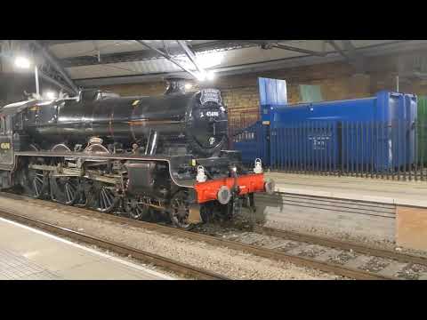 45690 Leander Arriving at Liverpool Lime Street with the North Wales Coast Express 18/07/2021