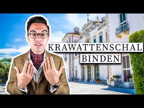 How to tie a cravat correctly | LIFE HACK: How to keep your ascot from slipping | Silk scarf