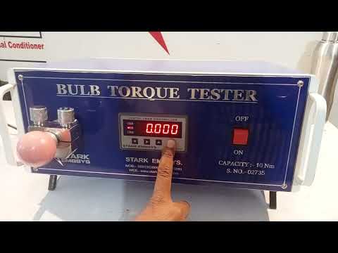 Bulb Torque Tester