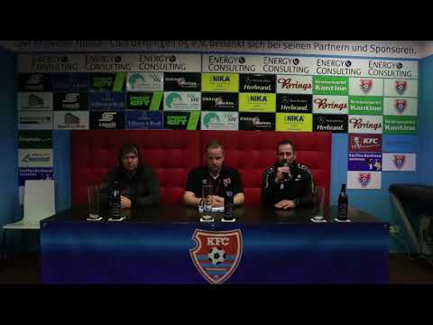 Uerdingerblock KFC Uerdingen - FC Wegberg-Beeck Pressekonferenz