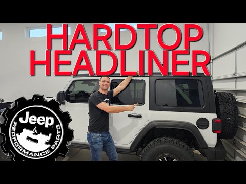 MOPAR Hardtop HEADLINER Install DIY 2024 Jeep Wrangler Rubicon JL