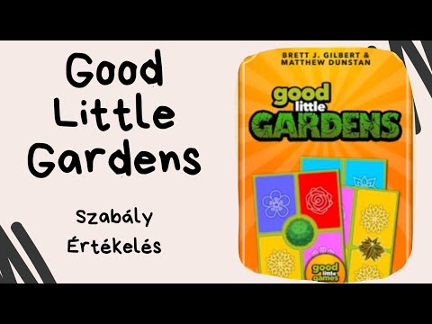 Kis kert, nagy stratégia! Good Little Gardens társasjáték játékbemutató és szabályismertető - Társasozz Okosan!