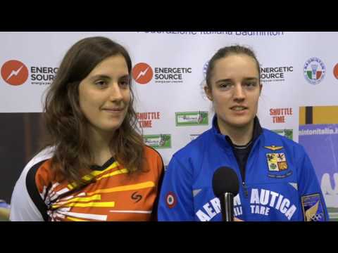 CAMPIONATI ITALIANI ASSOLUTI 2017 - IL COMMENTO DEI VINCITORI: SILVIA GARINO E LISA IVERSEN