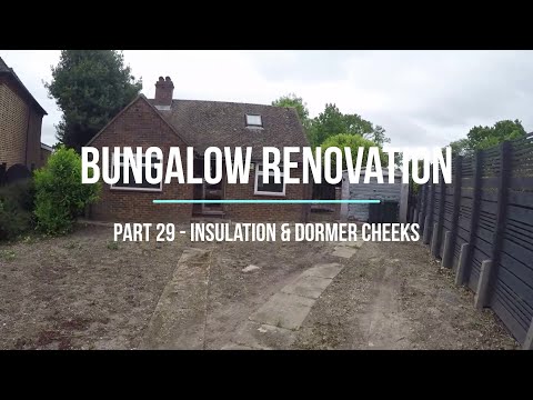 House Renovation - Part 29 Insulation and Dormer cheeks
