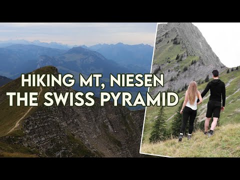 Hiking The SWISS PYRAMID! Switzerland Day Hike! Mt Niesen - Switzerland