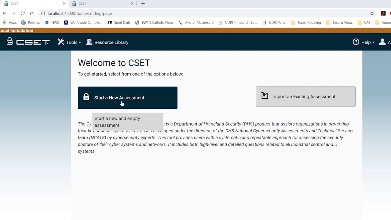 How to use Cyber Security Evaluation Tool (CSET®) to assess Cyber Risk
