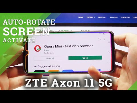 How to Enable Auto Rotatation Screen on ZTE Axon 11 5G – Automatic Rotation