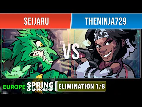 Seijaru VS TheNinja729 - Elimination 1/8 - EU - Brawlhalla Spring Championship 2022