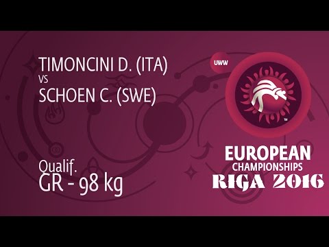 Qual. GR - 98 kg: C. SCHOEN (SWE) df. D. TIMONCINI (ITA), 4-1