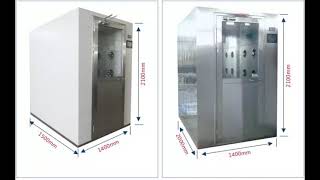 Buồng thổi khí sạch air shower  Inox 304 cho phòng sạch