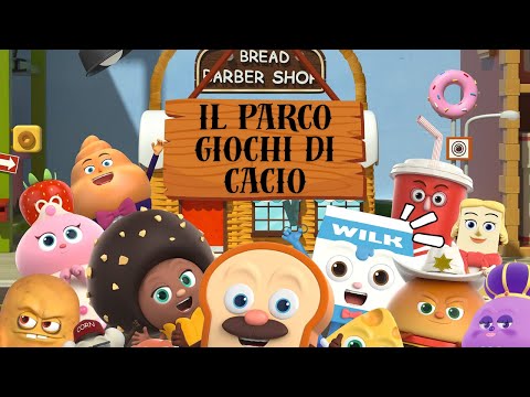 IL PARCO GIOCHI DI CACIO | Il barbiere pasticcere | cartoni animati