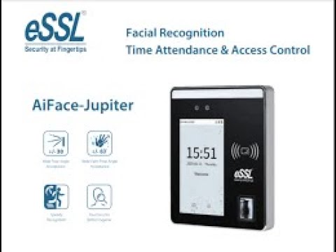eSSL AI Face Jupiter Face Reader Attendance Machine