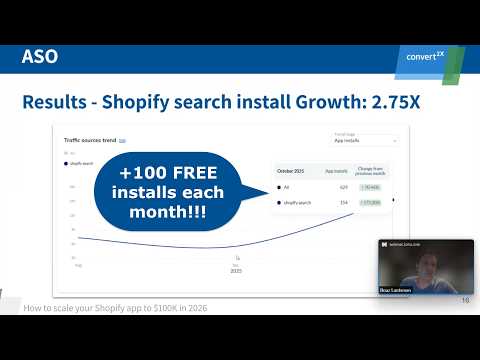 Shopify App Store SEO: the 2026 blueprint for $100K MRR (video)