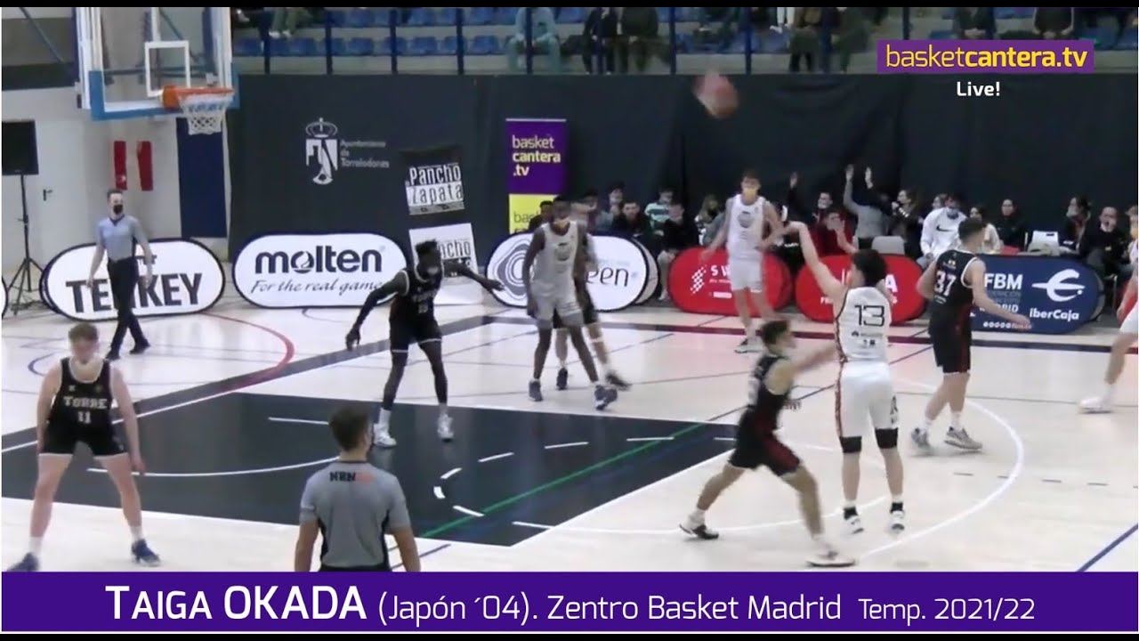 TAIGA OKADA (Japón ´04). U18M Zentro Basket Madrid. Temp. 2021/22  #BasketCantera.TV