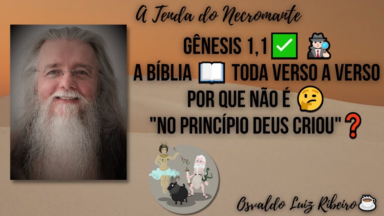 78. Gênesis 1,1✅ 🕵🏻‍♂️ A Bíblia 📖 toda verso 🔖a verso🔖. Por que não é "no princípio Deus criou"❓🤔