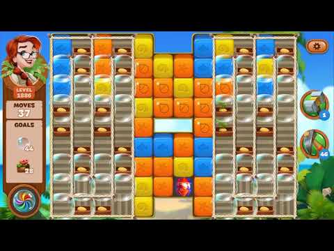 Lost Island Blast Adventure Level 1886 NO BOOSTERS - A S GAMING ✔️