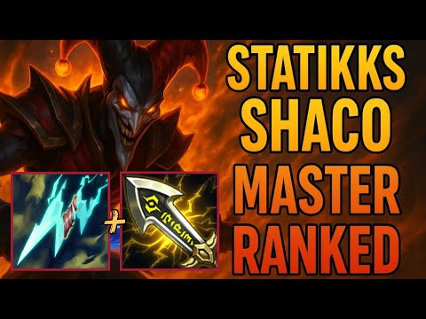 Statikks Rush Shaco Master Ranked - Season 15 [League of Legends] Full Gameplay - Infernal Shaco