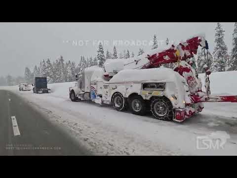 1-15-2022 Soda Springs to Donner Pass, CA huge snow clean up