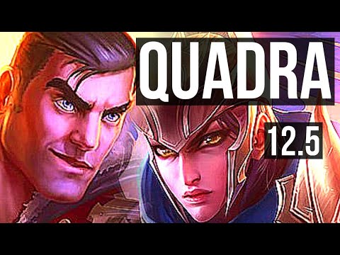 JAYCE vs QUINN (TOP) | Quadra, 800+ games, Legendary, 1.1M mastery | NA Master | 12.5