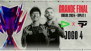 CBLOL 2024: 1ª Etapa - Grande Final | LOUD x paiN Gaming (Jogo 4)