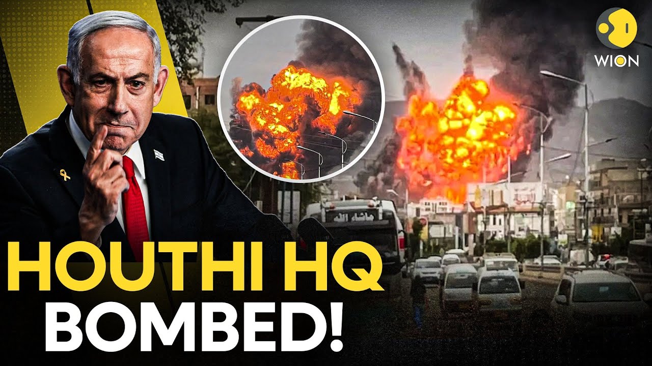Yemen Under Attack LIVE: Houthi 'Propoganda' Headquarter BOMBED! Israel Airstrikes Yemen's Sanaa
