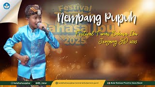 Download lagu Pemenang I Nembang Pupuh Kategori Putra Jenjang SD, FTBI Jawa Barat  2025 mp3