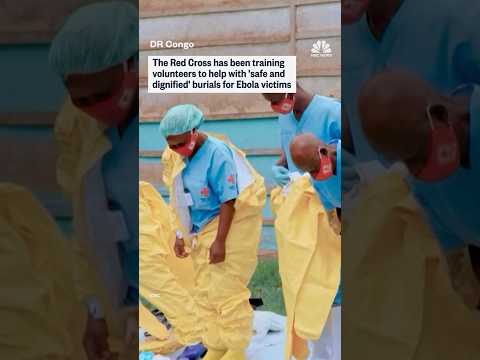 Red Cross has been training volunteers to help with 'safe and dignified' burials for Ebola victims